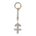 12 Constellation Diamond Bag Pendant Keychain