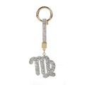 12 Constellation Diamond Bag Pendant Keychain