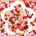 Jewelry Making Beads Mix for DIY Jewelry & Crafts – 8/10/12mm Glass, Resin & Metal Beads