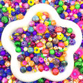 Jewelry Making Beads Mix for DIY Jewelry & Crafts – 8/10/12mm Glass, Resin & Metal Beads