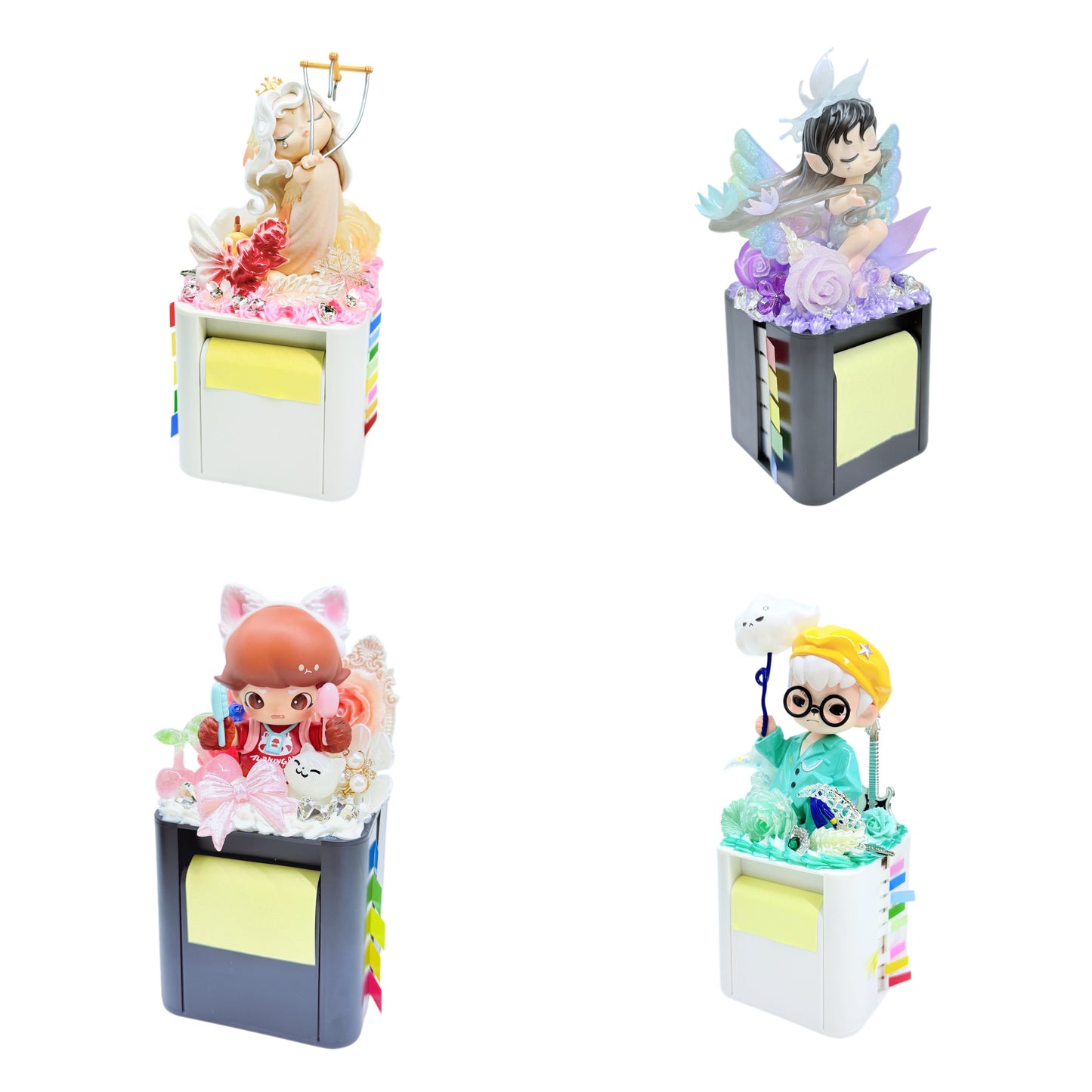 【20% OFF ONLY】Handmade Sticky Note Holder With Cream Glue Doll Diy - Kosbling Handmade Blind Bag