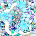 16mm Car Hanger/Ornament Making Beads Mix – 16mm Beads with Hooks, Acrylic/Resin/Glass Beads