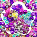16mm Car Hanger/Ornament Making Beads Mix – 16mm Beads with Hooks, Acrylic/Resin/Glass Beads