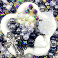 16mm Car Hanger/Ornament Making Beads Mix – 16mm Beads with Hooks, Acrylic/Resin/Glass Beads