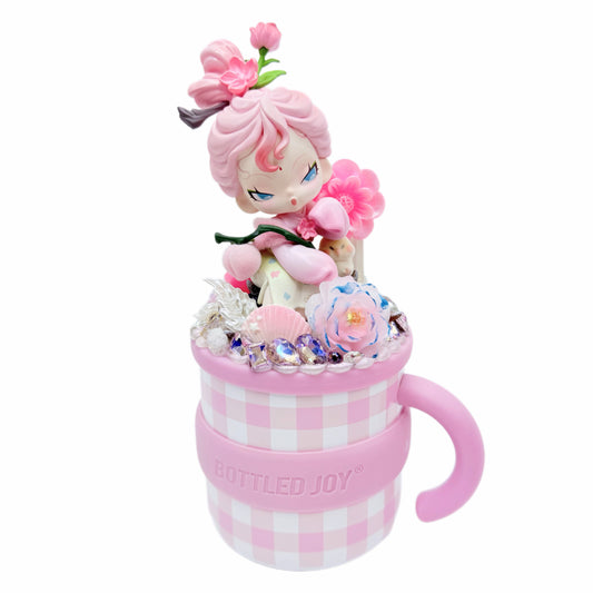 【20% OFF ONLY】TonTon Cup 450ml Stainless Steel Inner Liner Handmade with Cream Glue, Doll DIY – Kosbling Handmade Blind Bag