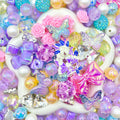 16mm Keychain/Pen Making DIY Beads Mix – 16/20mm Silicone, Resin & Acrylic Beads