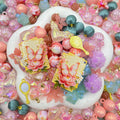 16mm Car Hanger/Ornament Making Beads Mix – 16mm Beads with Hooks, Acrylic/Resin/Glass Beads