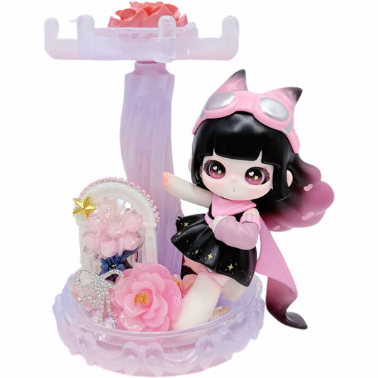 【20% OFF ONLY】Handmade Epoxy Resin Rotating Stand with Resin Display Stand with Doll Diy - Kosbling HandmadeBlind Bag