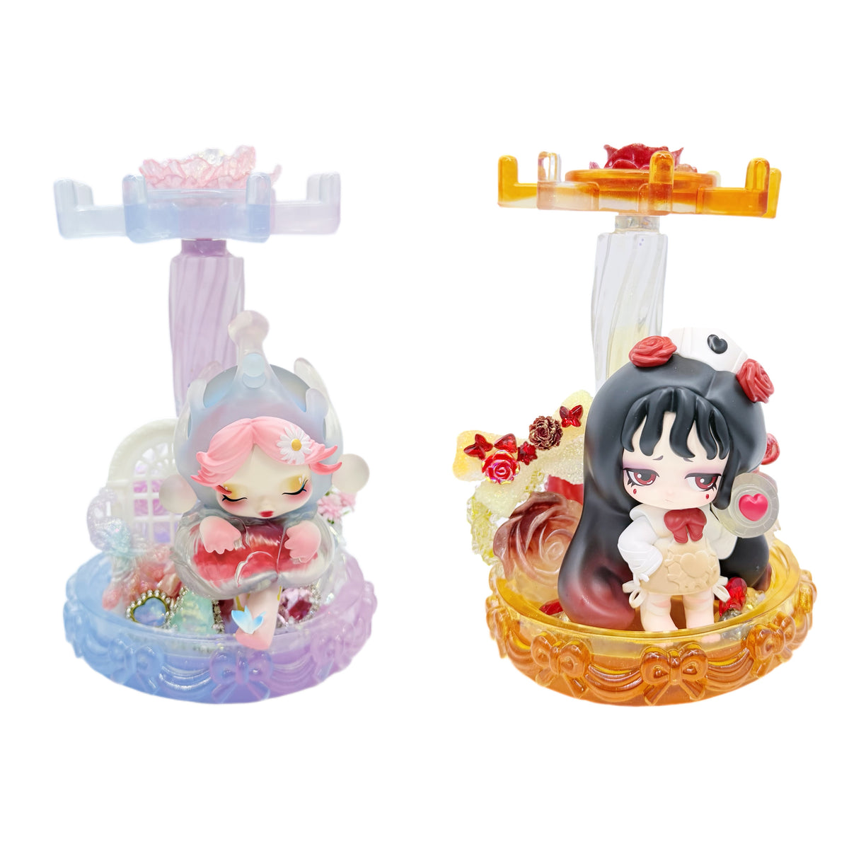 【20% OFF ONLY】Handmade Epoxy Resin Rotating Stand with Resin Display Stand with Doll Diy - Kosbling HandmadeBlind Bag