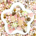 Jewelry Making Beads Mix for DIY Jewelry & Crafts – 8/10/12mm Glass, Resin & Metal Beads