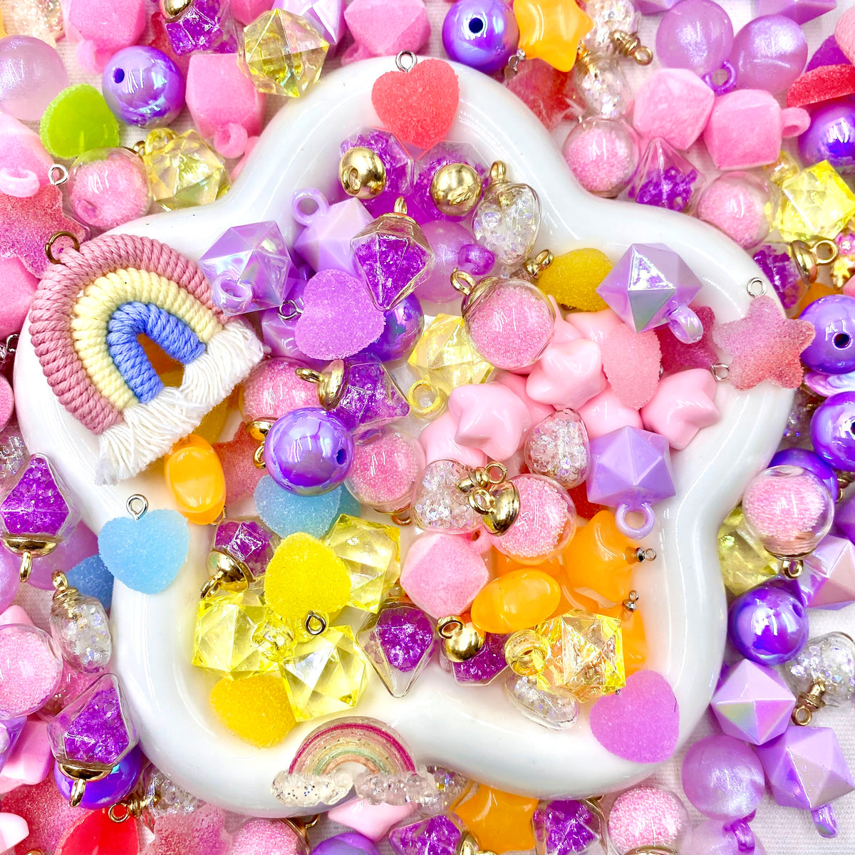 【Buy One Get One Equal Volume For Free】Sugar Plum Fairy - Beads Mix for hanging ornament-BD