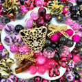 16mm Keychain/Pen Making DIY Beads Mix – 16/20mm Silicone, Resin & Acrylic Beads