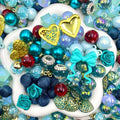 16mm Car Hanger/Ornament Making Beads Mix – 16mm Beads with Hooks, Acrylic/Resin/Glass Beads