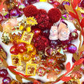16mm Car Hanger/Ornament Making Beads Mix – 16mm Beads with Hooks, Acrylic/Resin/Glass Beads