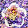 16mm Keychain/Pen Making DIY Beads Mix – 16/20mm Silicone, Resin & Acrylic Beads