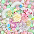 16mm Car Hanger/Ornament Making Beads Mix – 16mm Beads with Hooks, Acrylic/Resin/Glass Beads