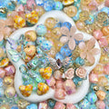 16mm Car Hanger/Ornament Making Beads Mix – 16mm Beads with Hooks, Acrylic/Resin/Glass Beads