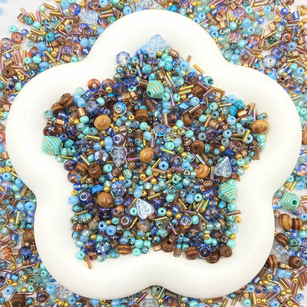 Ocean Breeze Seed Beads Mix for Jewelry-BD