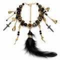 Handmade Floral Bracelets - Feather  KJ1