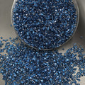 3mm(0.12 in) Blue Diamond Pointyback Transparent Resin Rhinestone (No Luminous) - 11 Colors