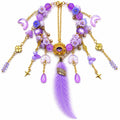 Handmade Floral Bracelets - Feather  KJ1