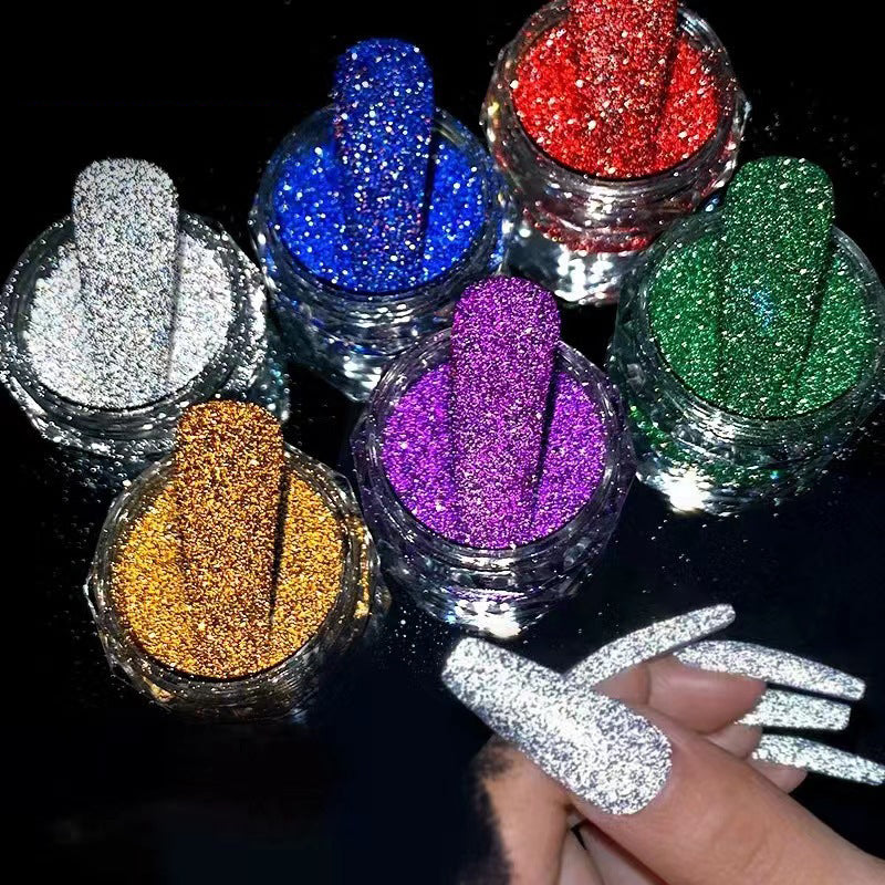 Fluorescent Crystal Glitter Powder, Extra Shine under Flashy  for Resin Art Crafts, Cosmetic ,Nail Body Face Eye,  Slime Tumbler Jewelry Making