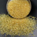 3mm(0.12 in) Brown-Yellow-Orange-Champagne Diamond Pointyback Transparent Resin Rhinestone (No Luminous) - 14 Colors