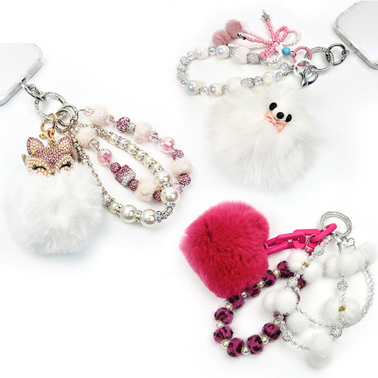 Pink Series (3 - piece) Key & Phone Chains