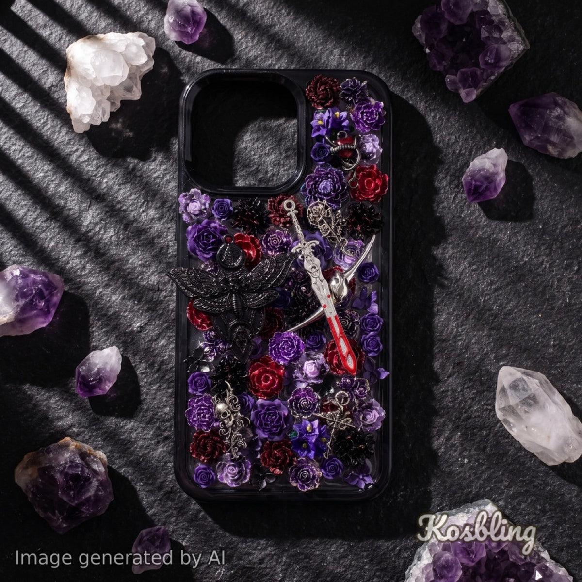 【15%OFF】- DK04C - Nail Charm+Metal Mix-glow(Miki) - Nail-NC 3