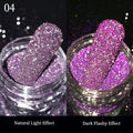 Fluorescent Crystal Glitter Powder, Extra Shine under Flashy  for Resin Art Crafts, Cosmetic ,Nail Body Face Eye,  Slime Tumbler Jewelry Making