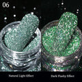 Fluorescent Crystal Glitter Powder, Extra Shine under Flashy  for Resin Art Crafts, Cosmetic ,Nail Body Face Eye,  Slime Tumbler Jewelry Making