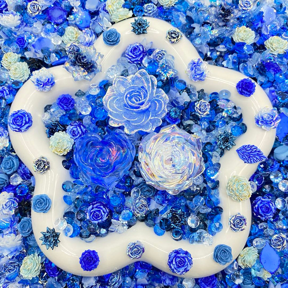 Blue for You Nail Charm+ Rose Mix-glow - glow(Miki)- FC1