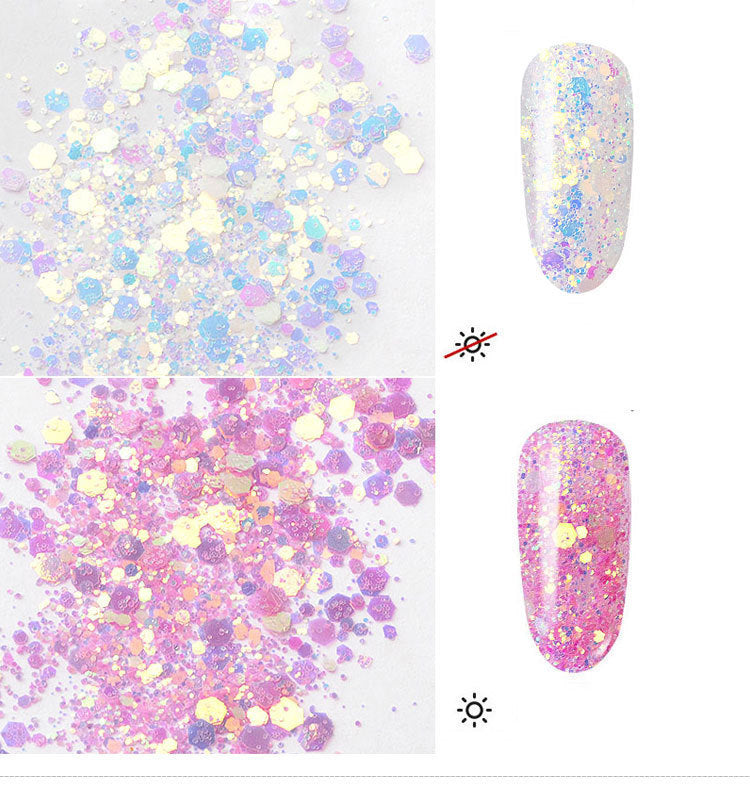 Color-Shifting Spring Green Holographic Glitter for resin,Tumblers Decoration, Eyeshadow, Makeup ,Nail Art