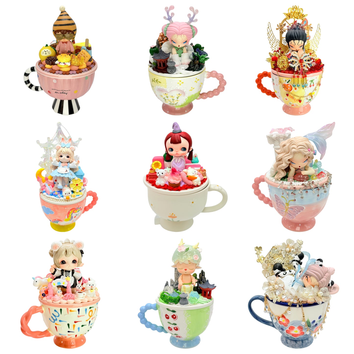 Kosbling Handmade Cream Glue Doll Mug/Ice Cream Bowl - Kosbling Doll DIY