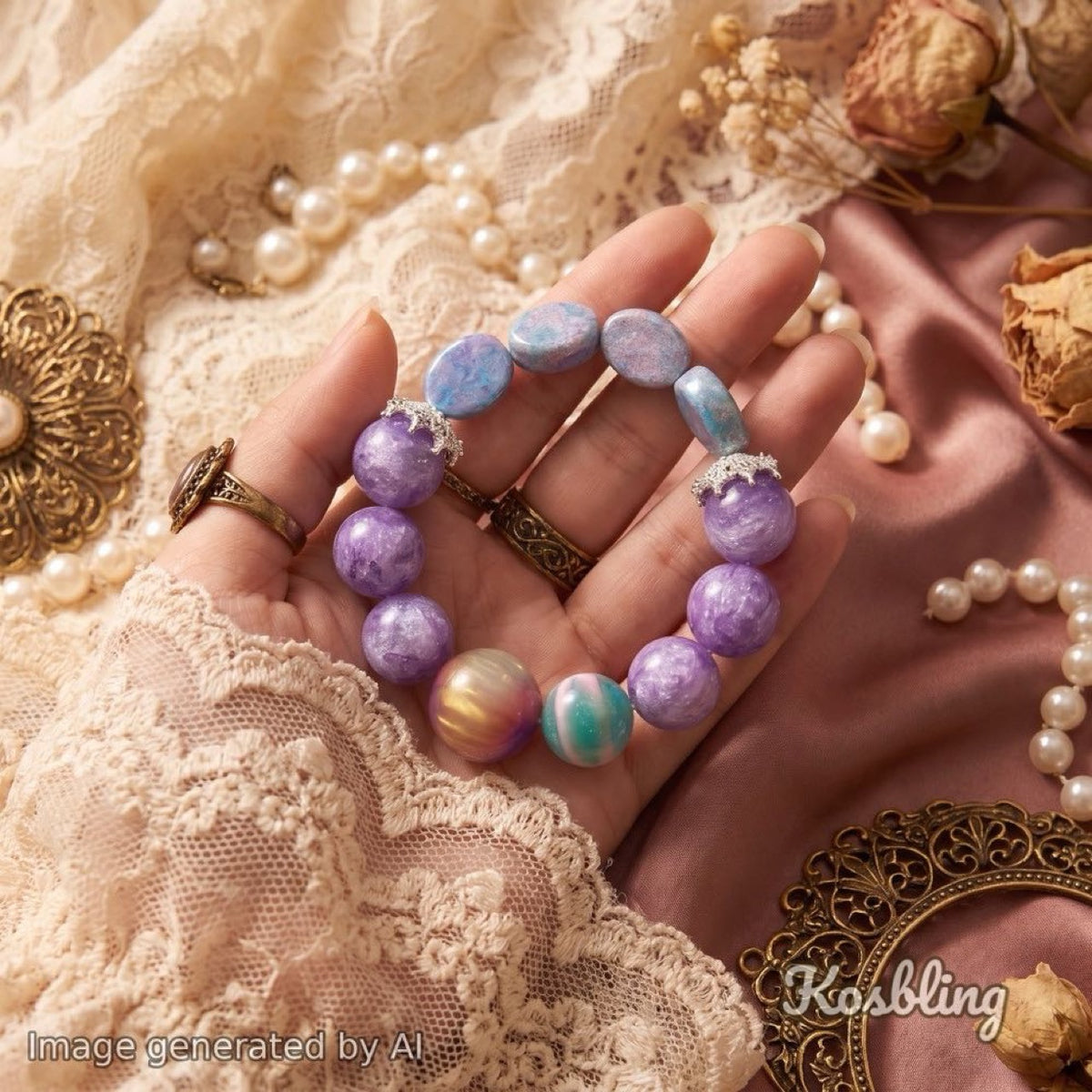 【Buy One Get One Equal Volume For Free】- DK02A - Beads Mix For Keychains(Miki)-BD 4