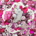 16mm Keychain/Pen Making DIY Beads Mix – 16/20mm Silicone, Resin & Acrylic Beads