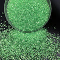 3mm(0.12 in) Green Diamond Pointyback Transparent Resin Rhinestone (No Luminous) - 9 Colors