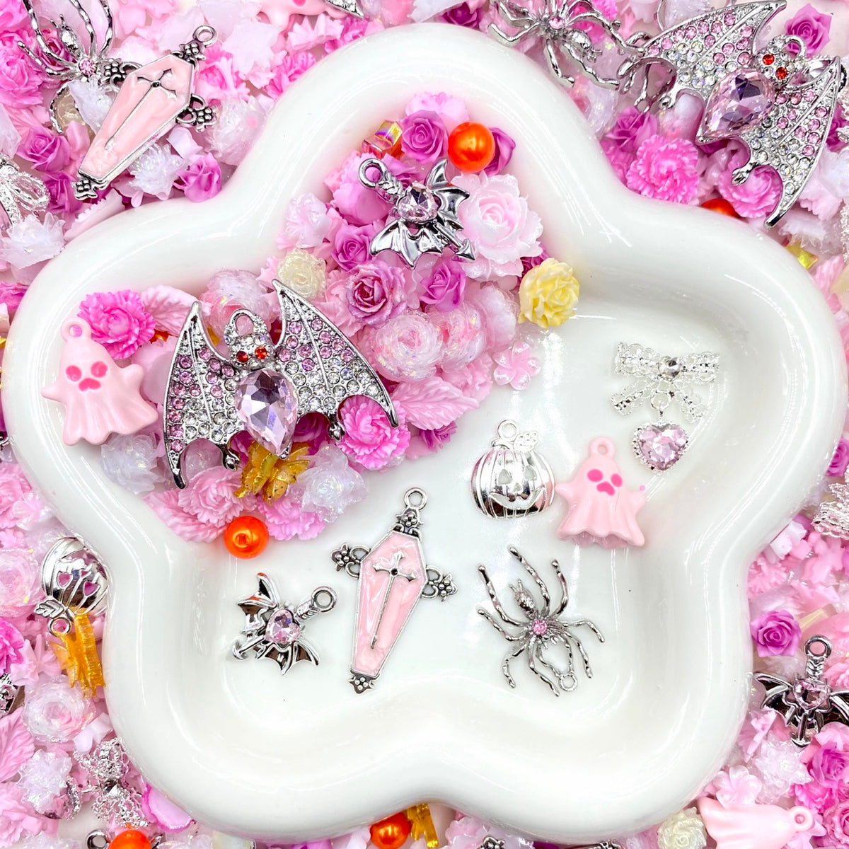 【15%OFF】- DK04C - Nail Charm+Metal Mix-glow(Miki) - Nail-NC 1