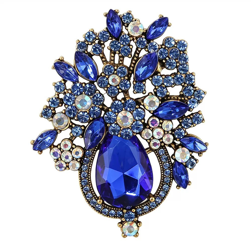 【Buy One Get One Equal Volume For Free】Vintage Blue Beads Mix For Keychains(Miki)-BD