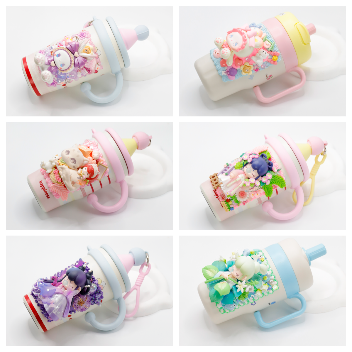 Kosbling Handmade Cream Glue Doll Cup