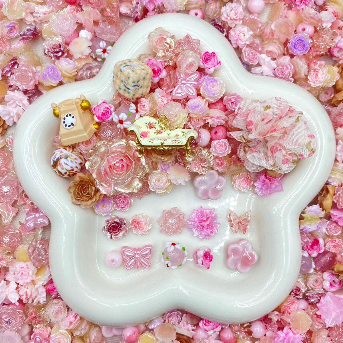 【Buy One Get One Equal Volume For Free】- DK04A - Nail & Beads Mix-glow(miki)- NailC 2
