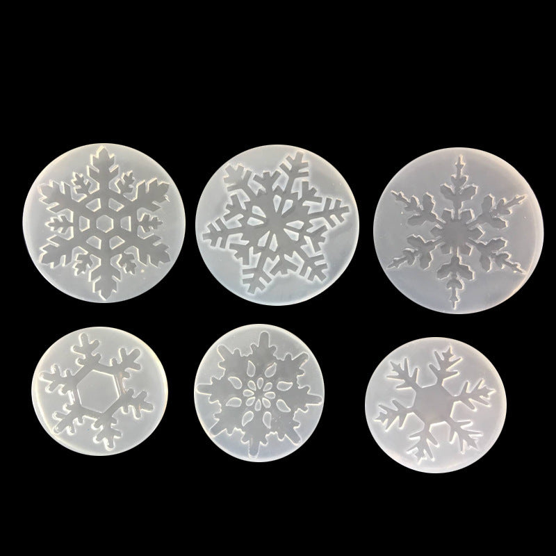 DIY Snowflake Pendant Silicone Mould