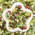 Jewelry Making Beads Mix for DIY Jewelry & Crafts – 8/10/12mm Glass, Resin & Metal Beads