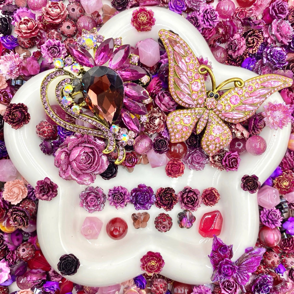 【Buy One Get One Equal Volume For Free】- DK04A - Nail & Beads Mix-glow(miki)- NailC 2