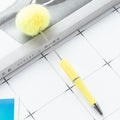 DIY fluffy ball plastic beaded pen - BD