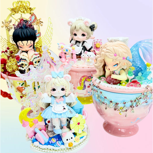 【20%OFF】Kosbling Handmade Cream Glue Doll Ice Cream Big /Small Mug - Kosbling Doll DIY