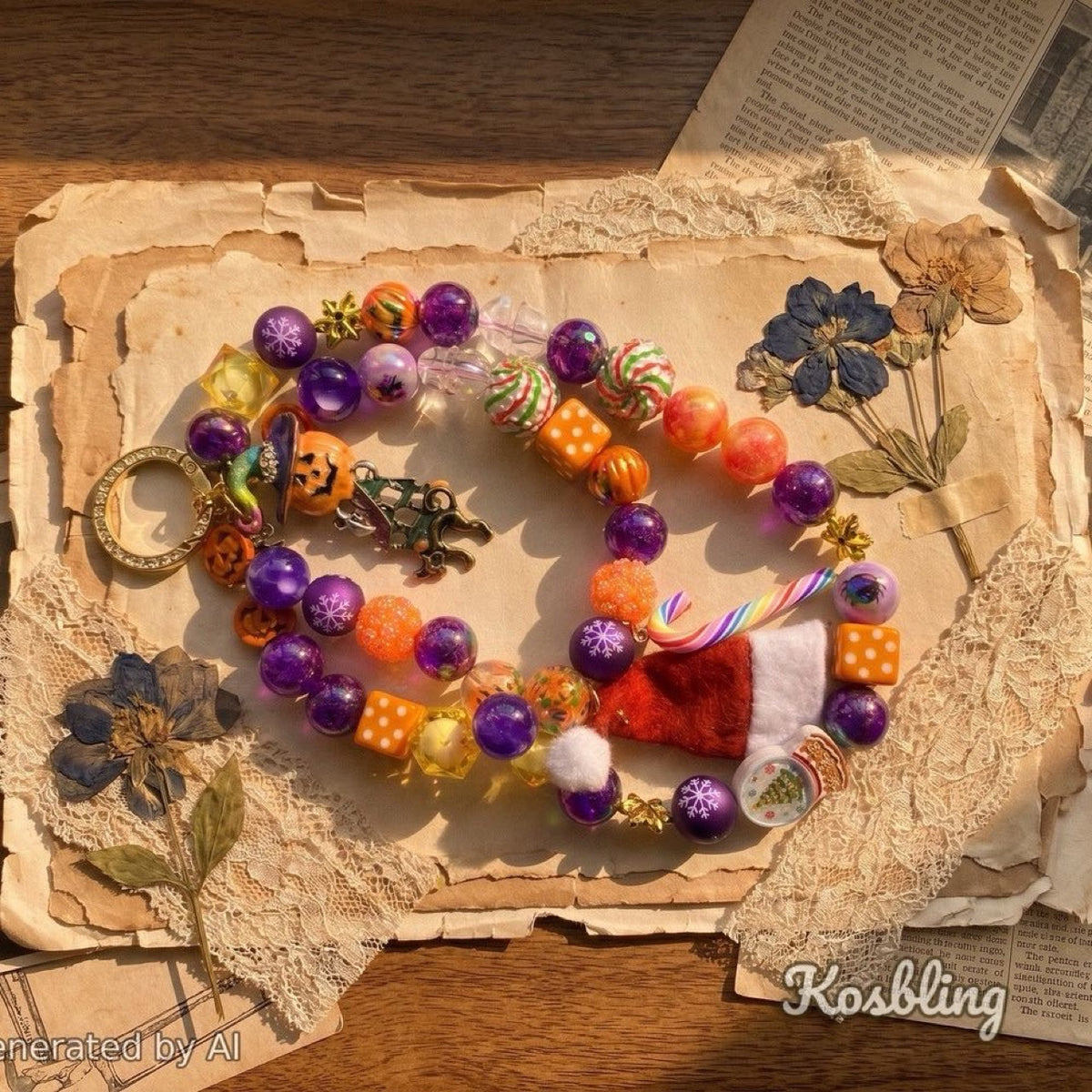 【Buy One Get One Equal Volume For Free】- DK02A - Beads Mix For Keychains(Miki)-BD 4