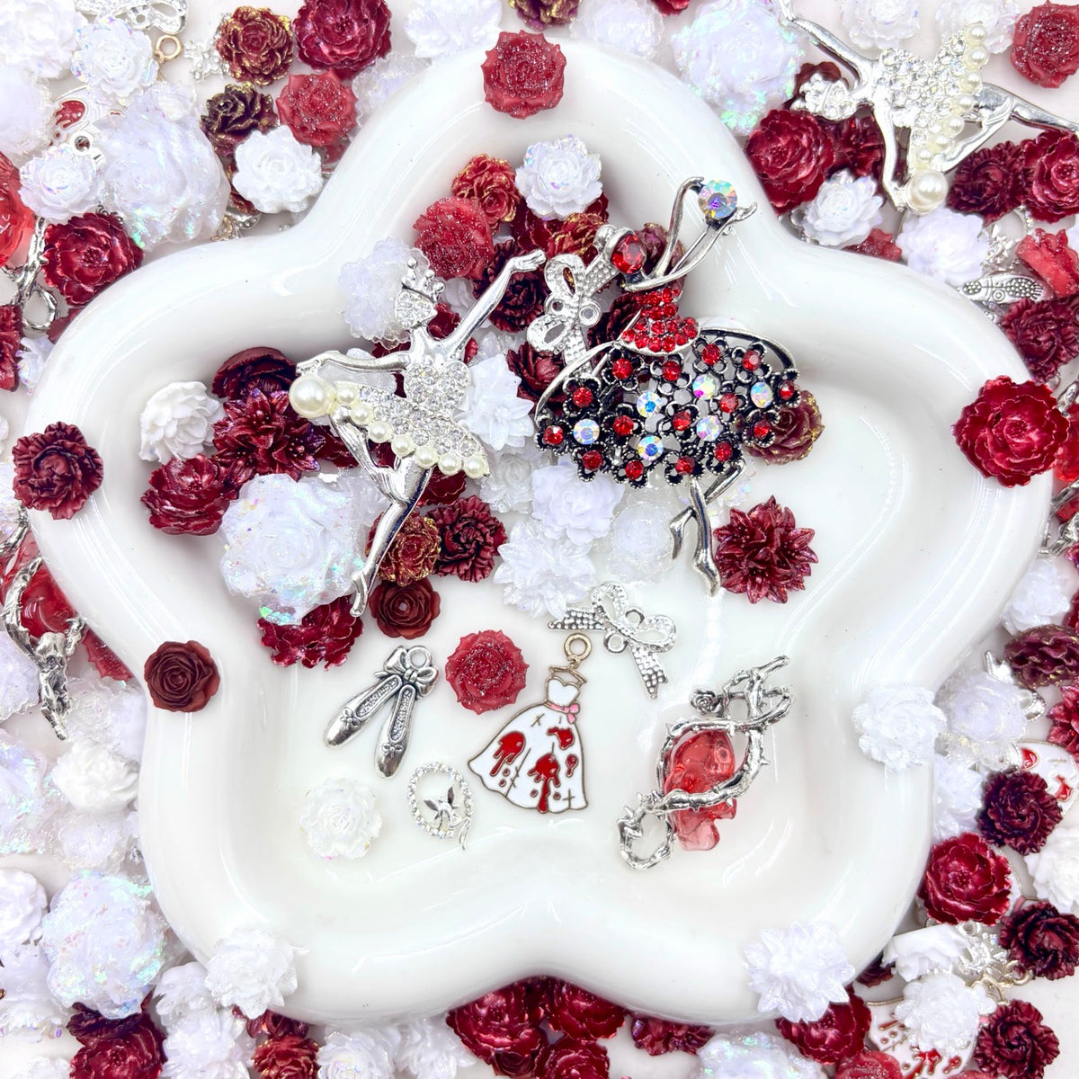 【15%OFF】- DK04C - Nail Charm+Metal Mix-glow(Miki) - Nail-NC 2