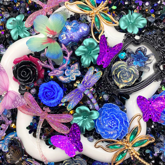 Midnight Flutter - Rose Bouquet Mix - glow