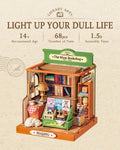 The Muse Bookshop - Miniature Dollhouse Kit Series